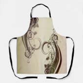 ゴールデン抽象芸術 エプロン (正面)