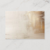 ゴールデン抽象芸術 |エレガントなウェディング詳細 エンクロージャーカード (裏面)