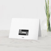 ゴールデン新聞プリントハンドバッグカード サンキューカード (裏面)