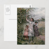 ゴールデン日ヴィンテージブックイラストレーション ポストカード (正面/裏面)