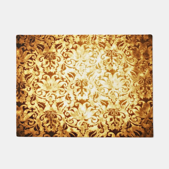 ゴールデン日 ドアマット (正面)