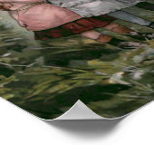 "ゴールデン日"ヴィンテージブックイラストレーション ポスター (角)