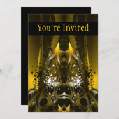 ゴールデン映画のリールとガジリオンのスター 招待状 (正面/裏面)