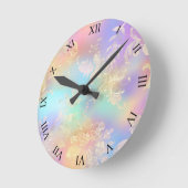 ゴールデン春ラウンドクロック ラウンド壁時計 (傾斜)