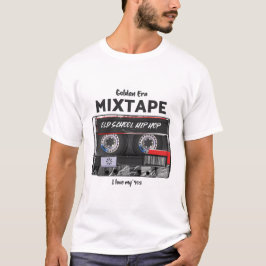 ゴールデン時代のミックステープ 90's オールドスクール ヒップホップの雰囲気 tシャツ