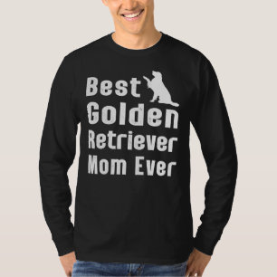 ゴールデン最高のレトリエバーママ Tシャツ