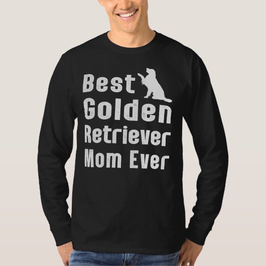 ゴールデン最高のレトリエバーママ Tシャツ (正面)