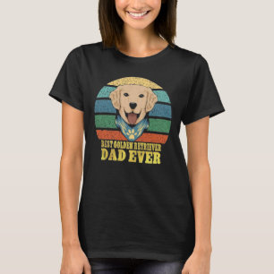 ゴールデン最高のレトリバーパパEVER 345 Tシャツ