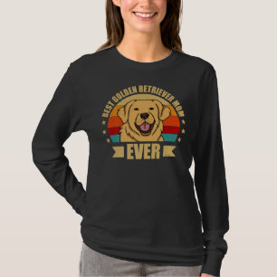 ゴールデン最高のレトリバーママ今までママ犬 Tシャツ