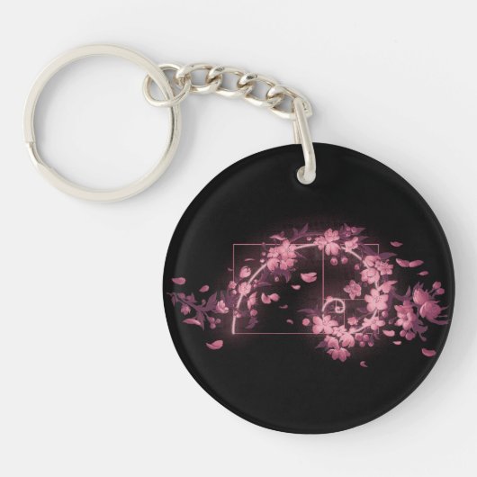 ゴールデン桜 キーホルダー (正面)