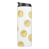 ゴールデン水玉模様ハンドドロッド タンブラー (回転右)