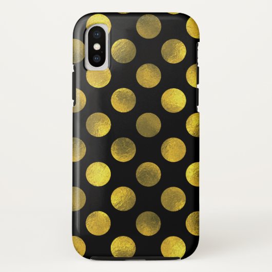ゴールデン水玉模様 Case-Mate iPhoneケース (裏面)