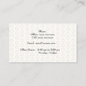 ゴールデン法律記号弁護士の名刺 名刺 (裏面)