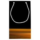 ゴールデン海エレガントビーチ結婚式 スモールペーパーバッグ (裏面)