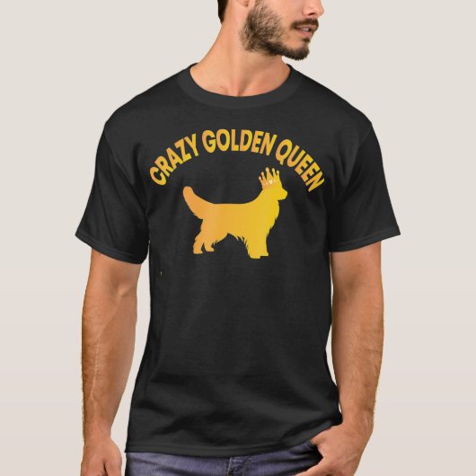 ゴールデン熱狂するクイーン Tシャツ (正面)