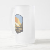 ゴールデン玉座キャピトルリーフ国立公園 フロストグラスビールジョッキ (正面左)