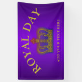 ゴールデン王室のクラウングラデーションBG I +お客様とアイディア 横断幕 (縦)