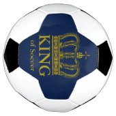 ゴールデン王室のクラウン+あなたの背中。&アイディア サッカーボール (回転)