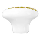 ゴールデン王室のクラウン+あなたの背中。&アイディア セラミックノブ (側面)