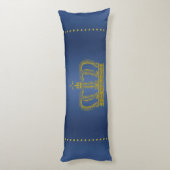 ゴールデン王室のクラウン+あなたの背中。&アイディア ボディピロー (裏面 (縦))