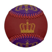 ゴールデン王室のクラウン+あなたの背中。&アイディア 野球ボール (正面)