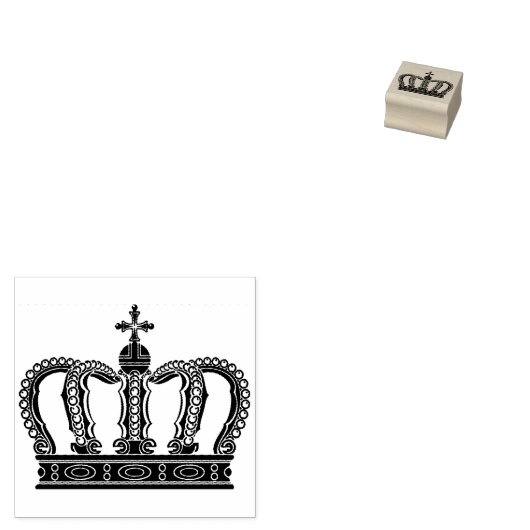 ゴールデン王室のクラウンI +あなたのバックガー。&アイディア ラバースタンプ (押印)