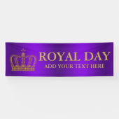 ゴールデン王室のクラウンI +バックグラー。&アイディア 横断幕 (横)