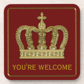 ゴールデン王室のクラウンII +あなたのバックガー。&アイディア コースター (正面)
