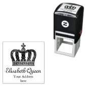 ゴールデン王室のクラウンII +あなたのバックガー。&アイディア セルフインキングスタンプ (インサイチュ)