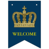 ゴールデン王室のクラウンII +あなたのバックガー。&アイディア バンティングフラッグ (第3の旗)