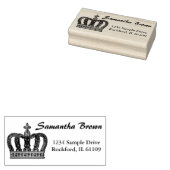 ゴールデン王室のクラウンII +あなたのバックガー。&アイディア ラバースタンプ (押印)