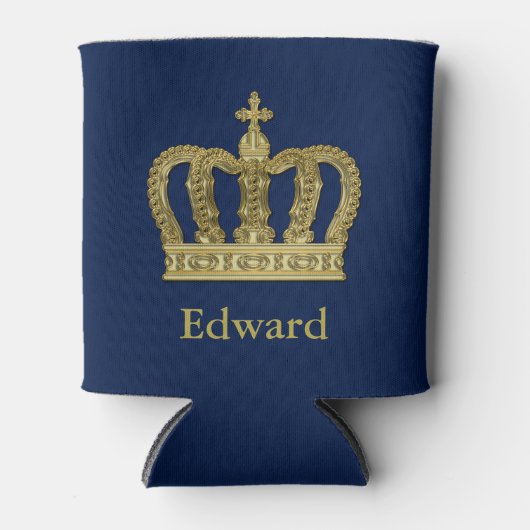 ゴールデン王室のクラウンII +あなたのバックガー。&アイディア 缶クーラー (正面)