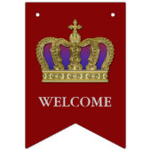 ゴールデン王室のクラウンIV +あなたの背中。&アイディア バンティングフラッグ (第2の旗)