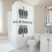 ゴールデン王室のクラウンV +あなたのバックガー。&アイディア シャワーカーテン (インサイチュ)