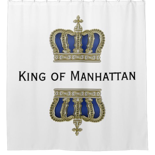 ゴールデン王室のクラウンV +あなたのバックガー。&アイディア シャワーカーテン (正面)