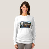 ゴールデン王室のパレス» - AIで生成されたイスラムのインスピレーション Tシャツ (正面フル)