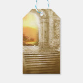 ゴールデン王室のピーコックテンプルドリームズ ギフトタグ (裏面)