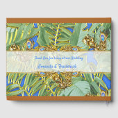 ゴールデン王室のピーコックテンプルドリームズ ゲストブック (裏面)