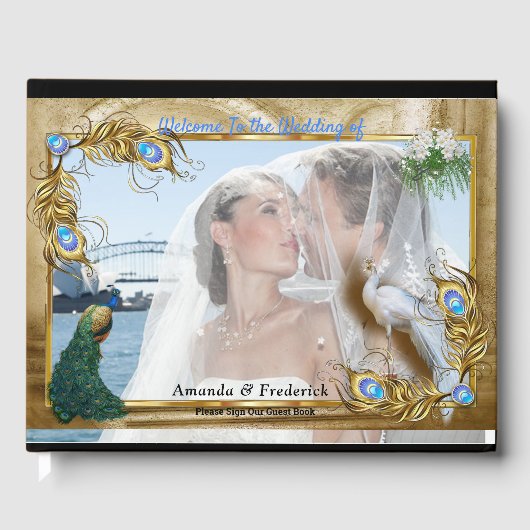 ゴールデン王室のピーコックテンプルドリームズ ゲストブック (正面)