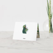 ゴールデン王室のピーコックテンプルドリームズ サンキューカード (裏面)