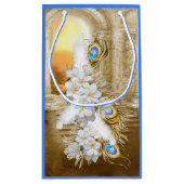 ゴールデン王室のピーコックテンプルドリームズ スモールペーパーバッグ (裏面)