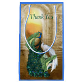 ゴールデン王室のピーコックテンプルドリームズ スモールペーパーバッグ (正面)