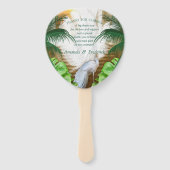 ゴールデン王室のピーコックテンプルドリームズ ハンドファン (裏面)