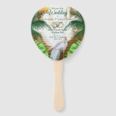 ゴールデン王室のピーコックテンプルドリームズ ハンドファン (正面)