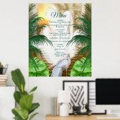 ゴールデン王室のピーコックテンプルドリームズ ポスター (ホームオフィス)