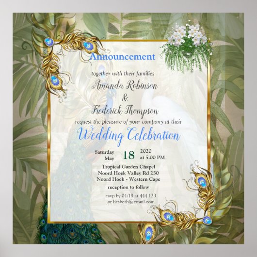 ゴールデン王室のピーコックテンプルドリームズ ポスター (正面)