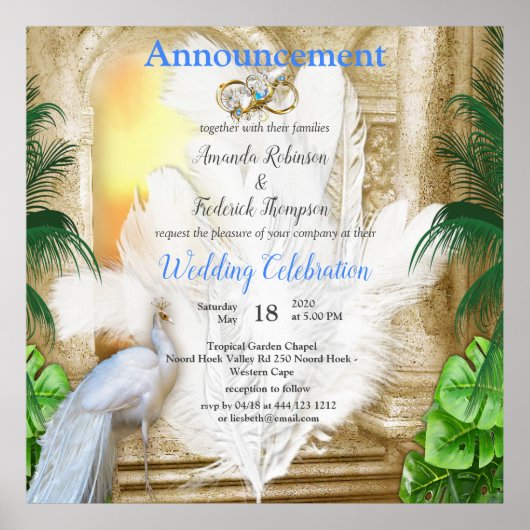 ゴールデン王室のピーコックテンプルドリームズ ポスター (正面)