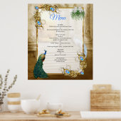 ゴールデン王室のピーコックテンプルドリームズ ポスター (キッチン)