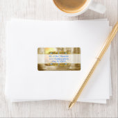 ゴールデン王室のピーコックテンプルドリームズ ラベル (インサイチュ)