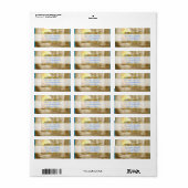 ゴールデン王室のピーコックテンプルドリームズ ラベル (フルシート)